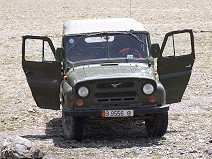 UAZ popular army car